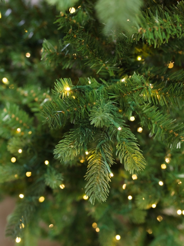 Christmas Tree Micro LED Lights Realistic Foliage Warm White