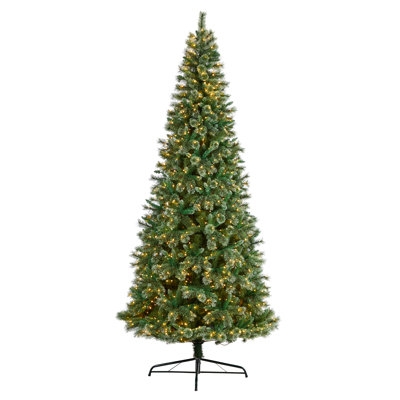 Christmas Tree Slender Silhouette Pre-Lit Led Lights Farmhouse Decor