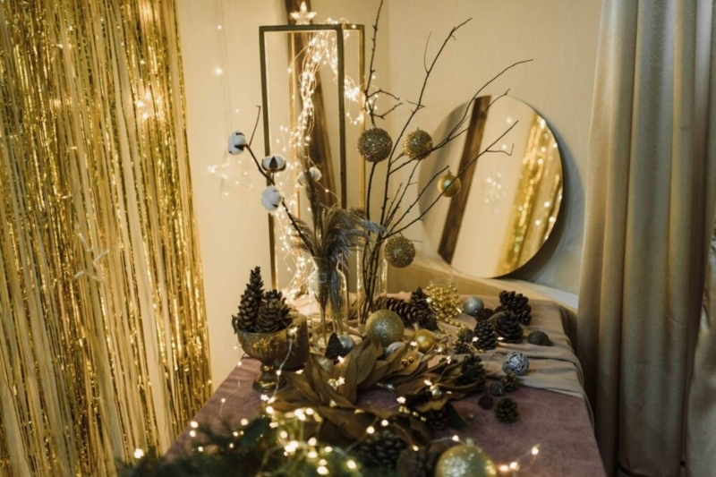 Christmas Tree Slim Silhouette with Tapered Top and Pre-Lit Warm Lights