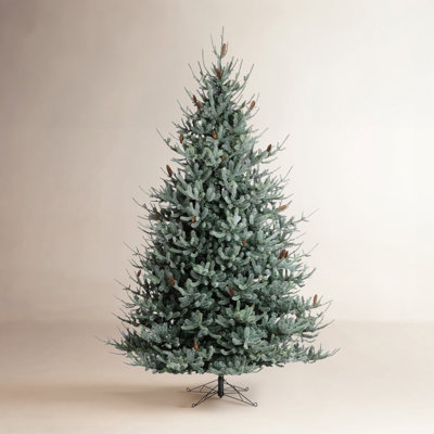 Christmas Tree Spruce Style High Tip Count Warm Lit Rustic Farmhouse