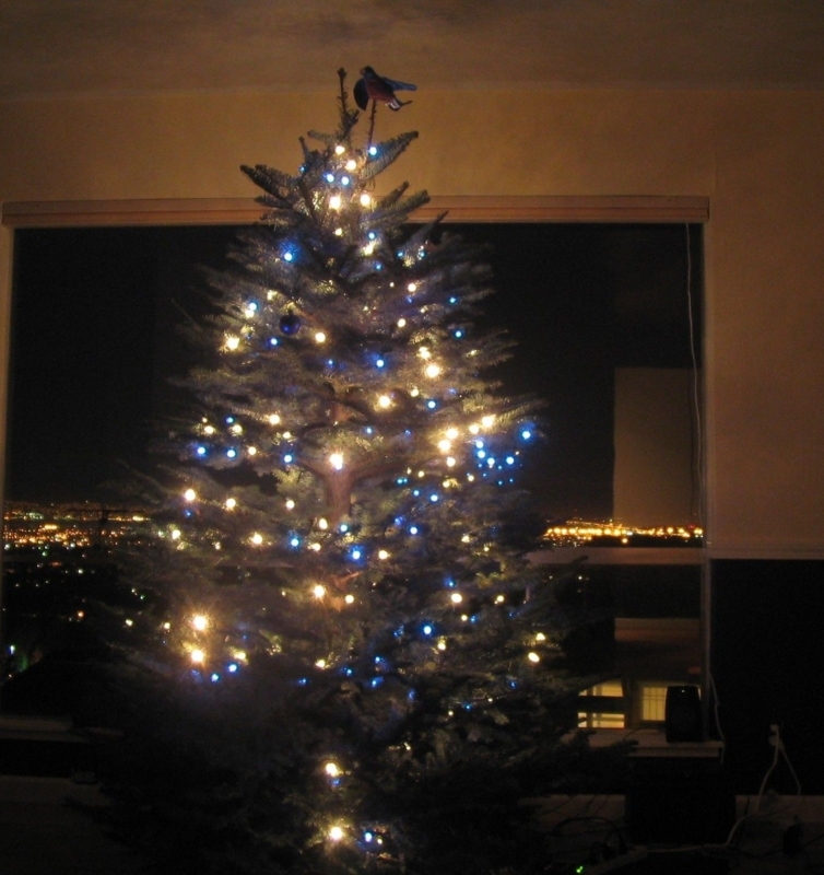 Christmas Tree, Tabletop Artificial with Multicolor Lights for Desk