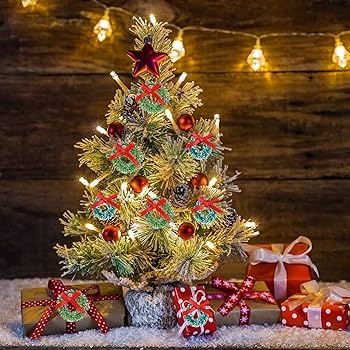 Christmas Wreath Ornament Bottle Brush Material, Two-Tone Green & Beads