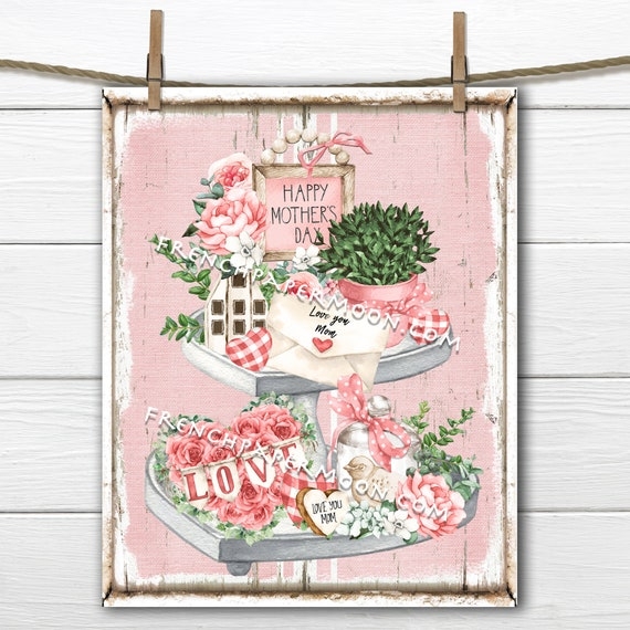 Decorative Sign Small Framed Sign Decor White Square Floral
