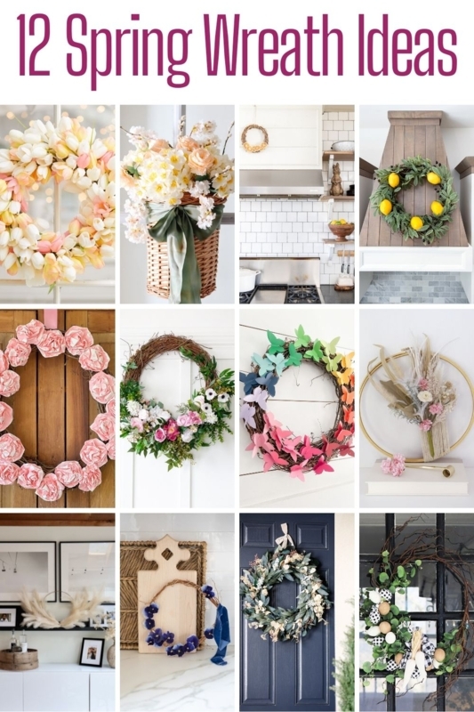 Decorative Wreath Layered Petals Tied Ribbon Rustic Paper Flower Wreath
