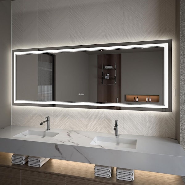 Extra Wide Vanity Mirror, Extra Wide Double Vanity Mirror with LED