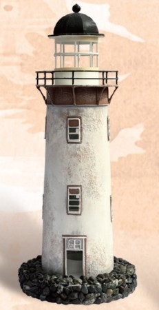 Fenwick Lighthouse Candle Holder - Seaside Treasures - Nautical Decor,  Nautical Home Decor, Nautical Gifts, Coastal Gifts