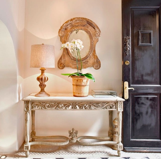 Floor Mirror: Arched Leaning Style, French Farmhouse Decor
