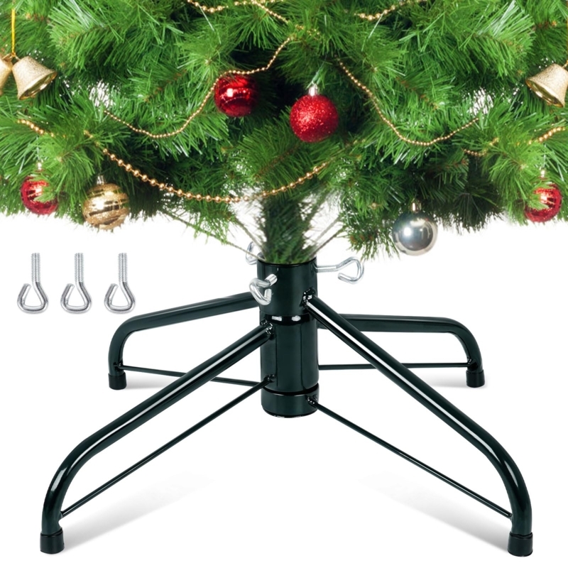 Folding Christmas Tree Stand with Heavy Duty Metal Tree Holder