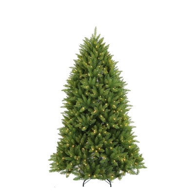 Full Christmas Tree High Tip Count Pre-Lit Sturdy Metal Stand