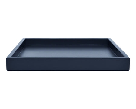 High-Gloss Serving Tray: Shallow Profile with Integrated Cutout Handles
