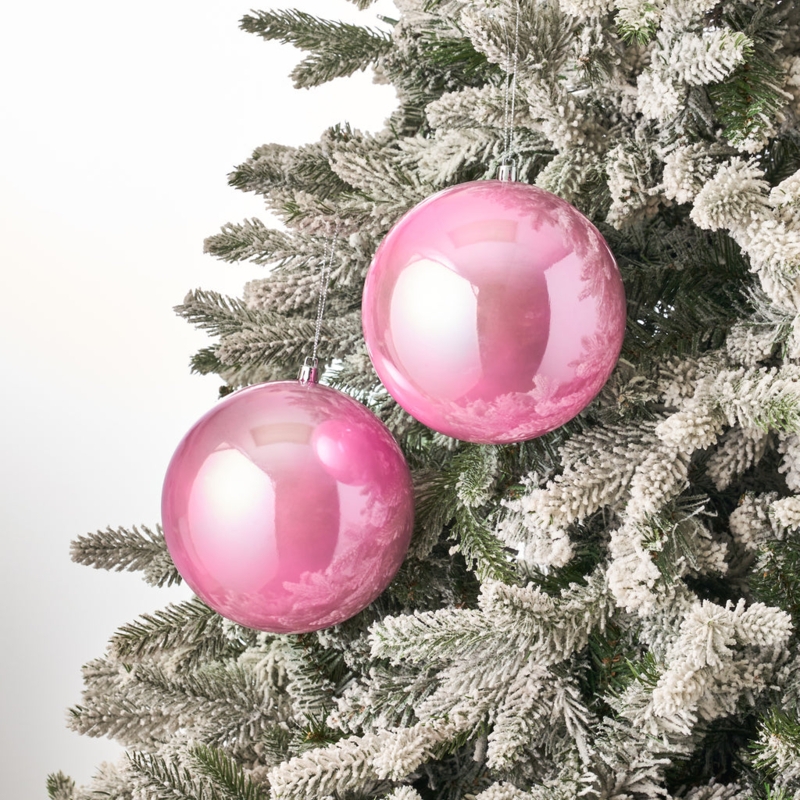 Iridescent Christmas Ornament featuring a Glossy Finish.