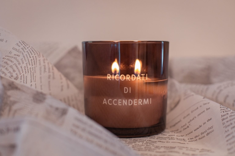 Jar Candle Minimalist Candle Decor Styling with Pastel Shades