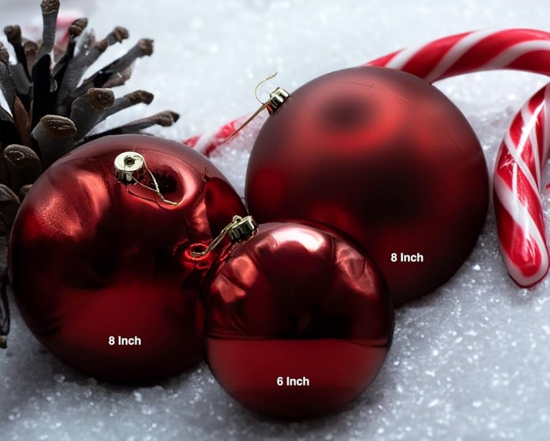 Jumbo Christmas Ornament High Gloss Oversized Ball