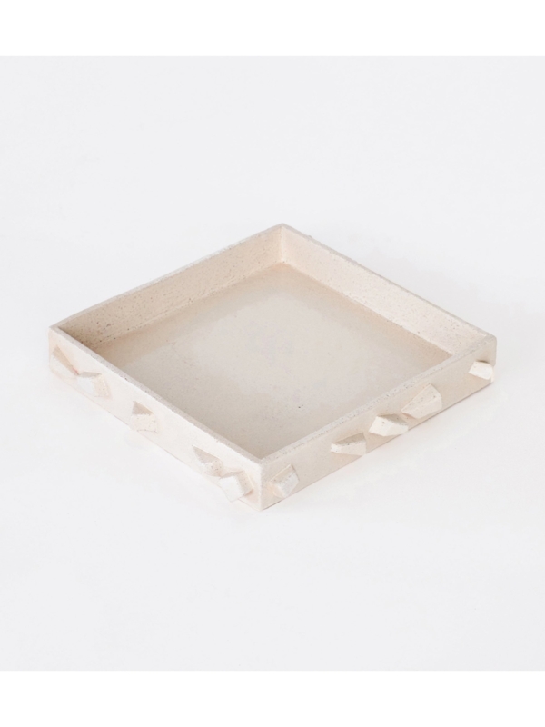 Large Rectangular Tray Matte Finish Rounded Corners High Sides