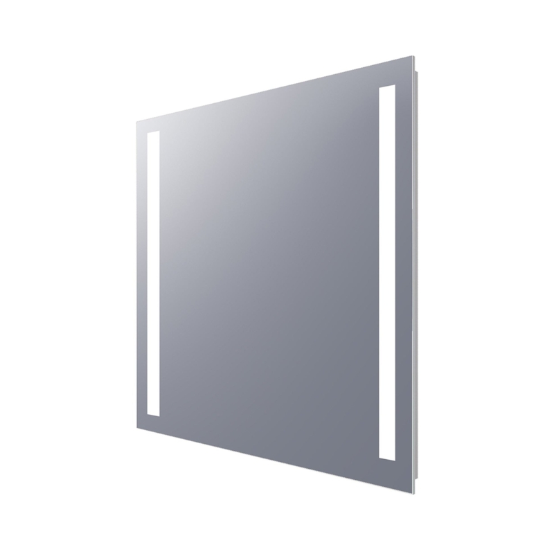 Lighted Bathroom Mirror with Top LED Lightbar for Double Vanity