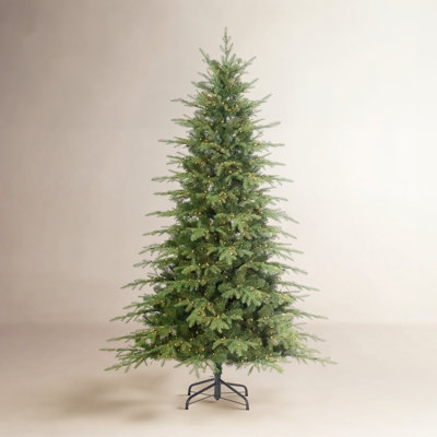 Lush Pre-Lit Artificial Pine Tree 800 LED Lights Realistic Needles