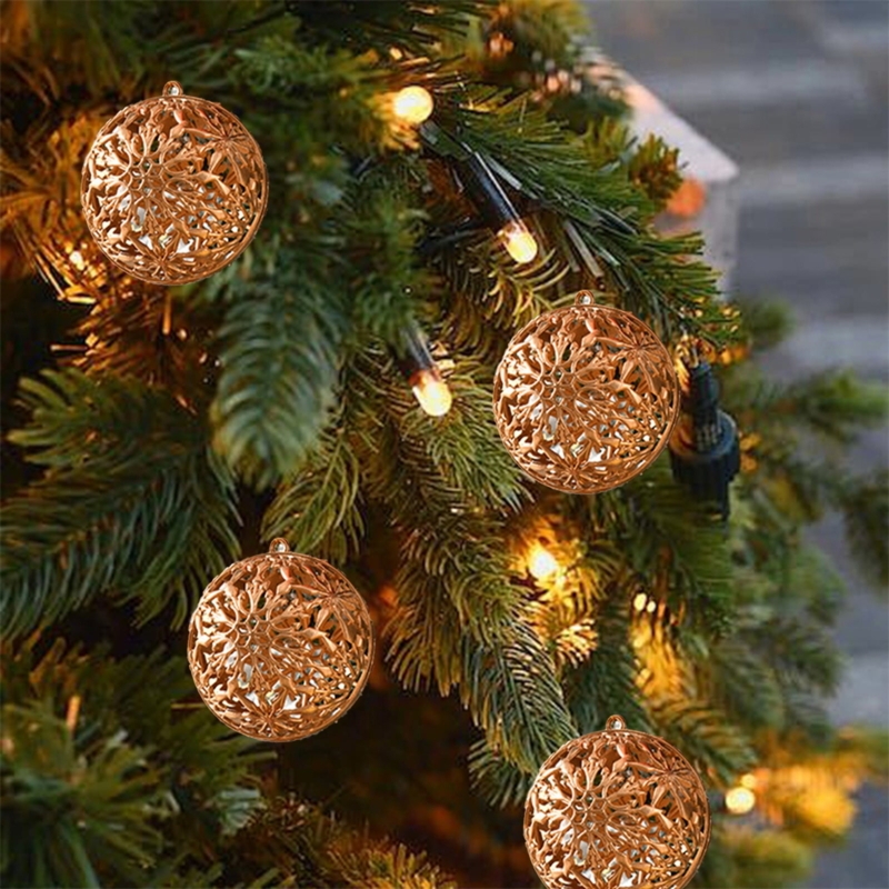 Neutral Tone Christmas Tree Décor Ornament Set with Multi-Finish and Shatterproof Design