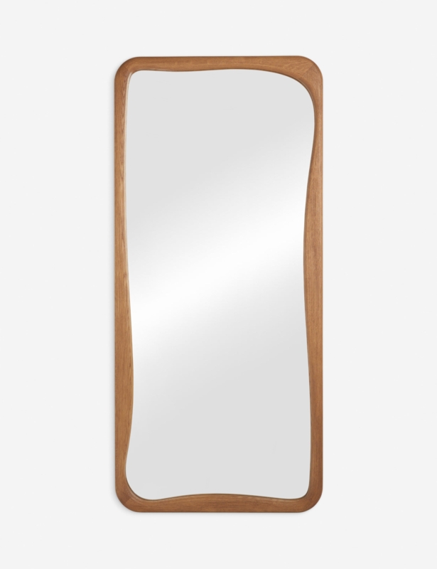 Organic Silhouette Full Length Mirror Wavy Inner Edge