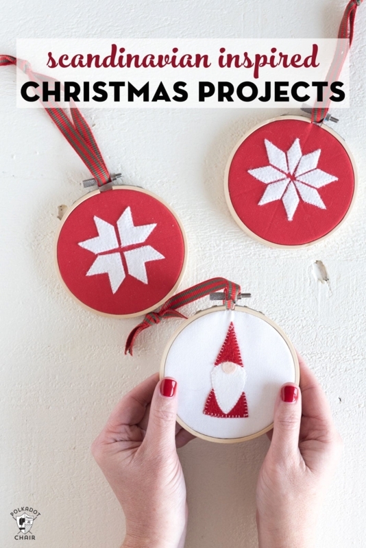 Ornament Set: Natural Wood Beads, Hand Lettering, Modern Farmhouse Style
