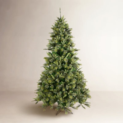 Potted Christmas Tree Rustic Berry Accents Pinecones Cashmere Tips