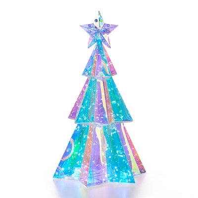 Pre-lit Birch Bark Lighted Artificial Tree Trio Set, Scandinavian
