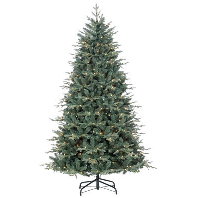 Pre-Lit Christmas Tree Warm Light Extra Full Silhouette Traditional