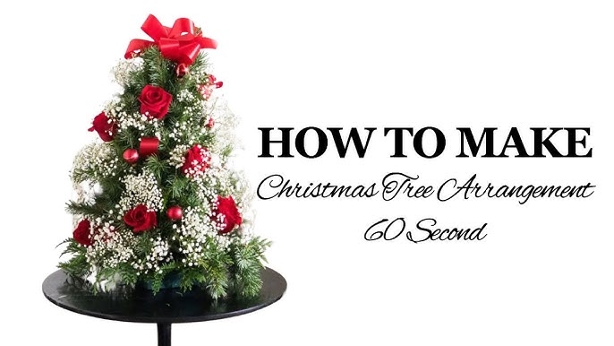Pre-Lit Conical Artificial Christmas Tree for Festive Window Display