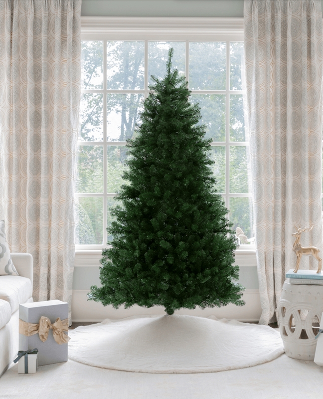 Realistic Spruce Holiday Tree 7ft Pre-Lit LED Full Profile (72 chars)