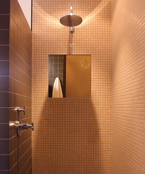 Rectangular Vanity Mirror, Frameless Rectangular Bathroom Mirror on Stone