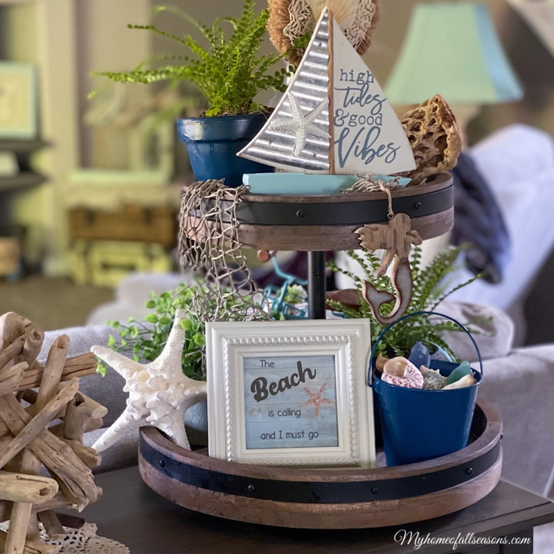 Round Wood-Toned Tray, Organic Textures, Round Wooden Decorative Tray Ideas