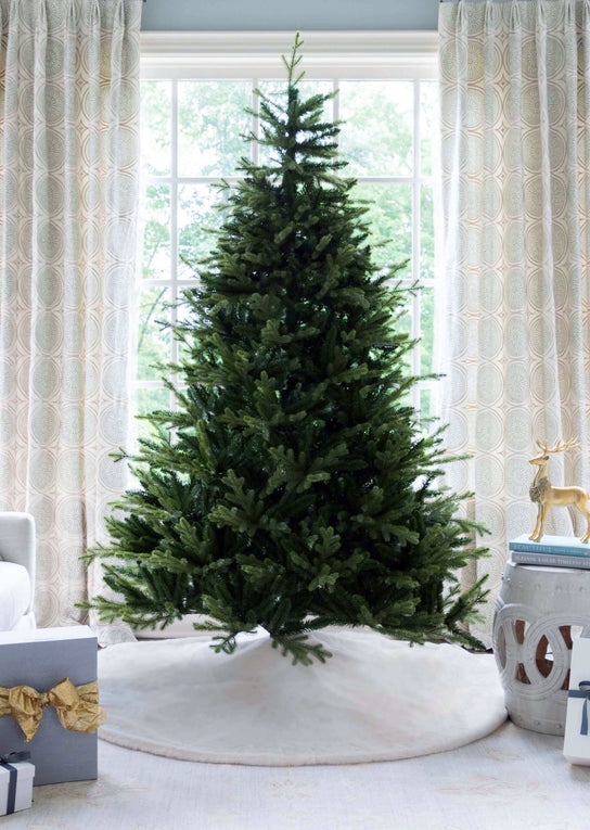 Royal Fir Artificial Christmas Tree Pre-Lit 1000 Dual Color LEDs