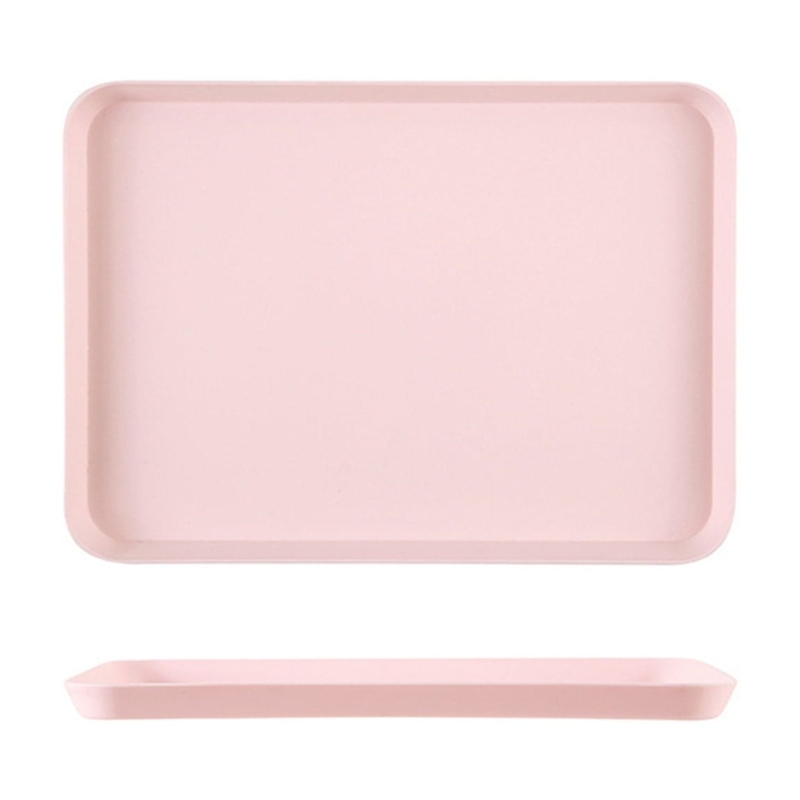 Serving Tray Pastel Palette, Matte Plastic, Low Profile Rim
