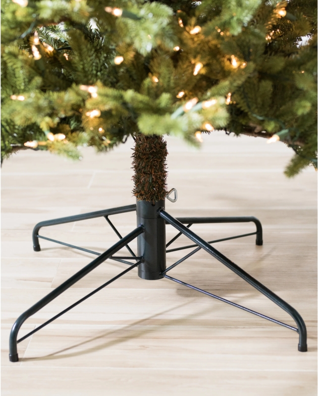 Slim Artificial Christmas Tree with Realistic Spruce Needles