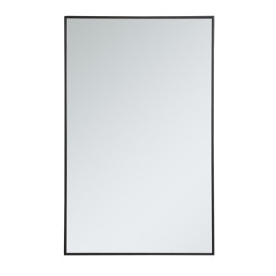 Slim Frame Wall Mirror: rectangular silhouette for entryway decor