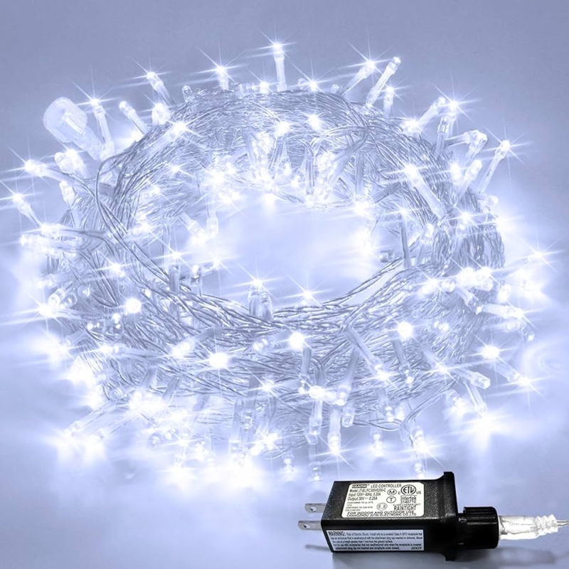 Clear / White Lights Christmas Trees