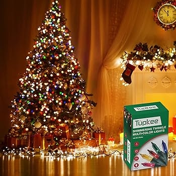 String Lights Multicolor Bulbs Incandescent Style Shimmering Glow