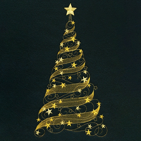Tabletop Christmas Tree Translucent Scalloped Layers Modern Minimalist