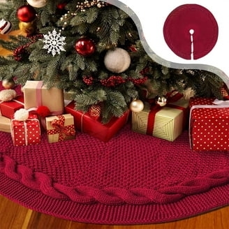 Tree Collar Silver Sequin Finish Quad Panel Structure Glam Holiday Decor