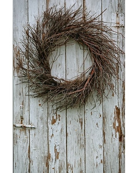 Unadorned Twig Wreath Base: Minimalist Organic Branch Decor Accent
