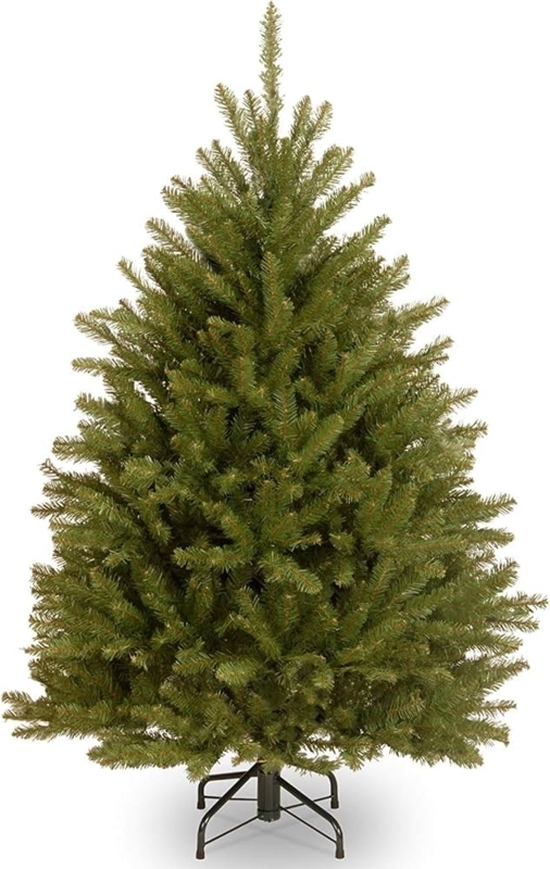 Unlit Artificial Christmas Tree with Dense Branches, Dunhill Fir Style