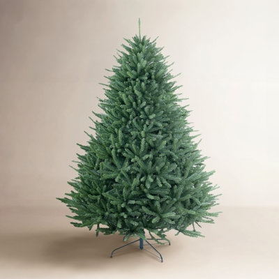 Unlit Artificial Fir Christmas Tree Full Profile Dense Foliage