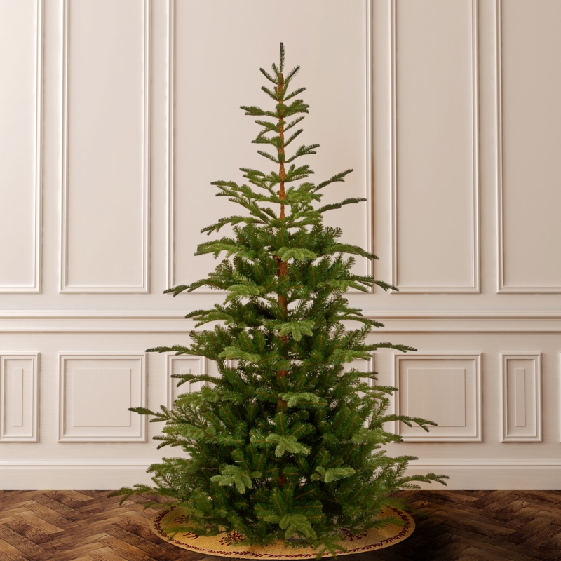Unlit Dense Norwegian Spruce Christmas Tree Classic Holiday Decor