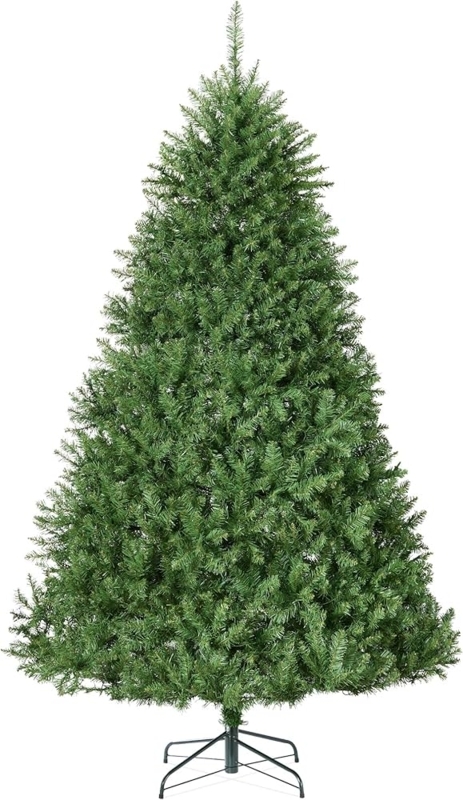 Unlit Douglas Fir Christmas Tree with Full Profile and Metal Stand