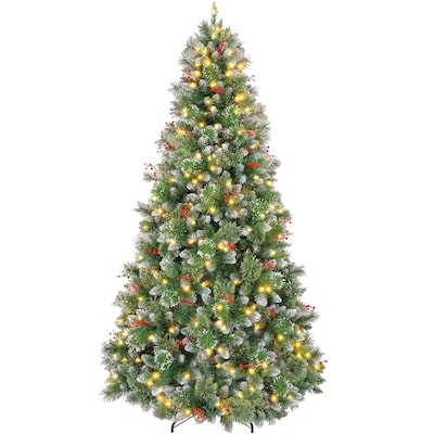 Unlit Full-bodied Artificial Christmas Tree, Traditional Style