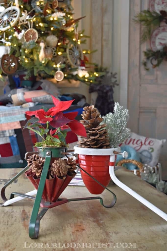 Vintage Cast Iron Christmas Tree Stand for Rustic Centerpiece