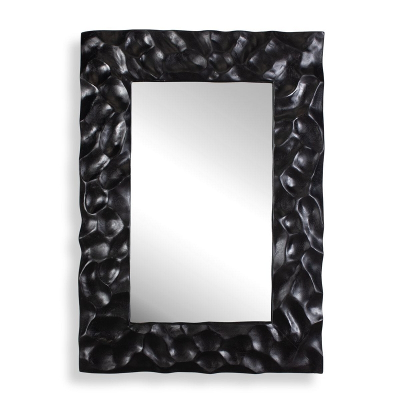 Wall Mirror Large Rectangular Vertical Matte Finish Industrial Decor