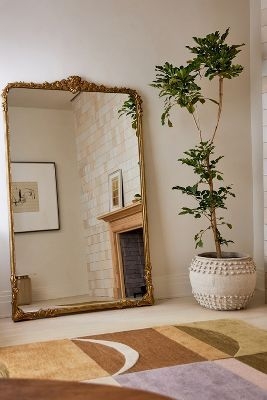 Wall Mirror: Layered Arched and Rectangular Scandi Set