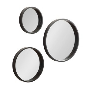 Wall Mirror Set of 3 Round Shapes, Modern Round Mirror Gallery