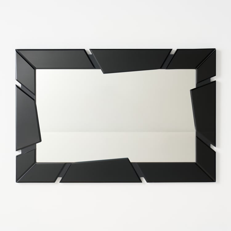 Wall Mirror Thin Frame Horizontal Mounting Contemporary Entryway