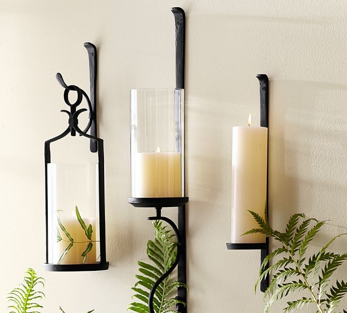Wall Sconce, Arched Silhouette, Artisanal Matte Metal Frame